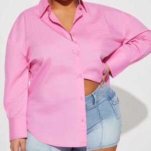Light Pink Poplin Shirt